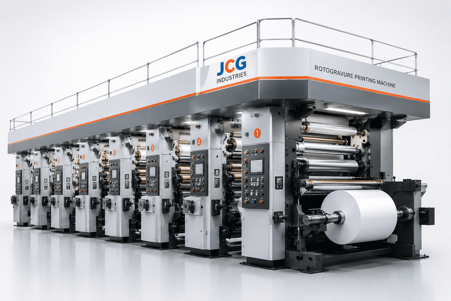 6 Colour Rotogravure Printing Machine
